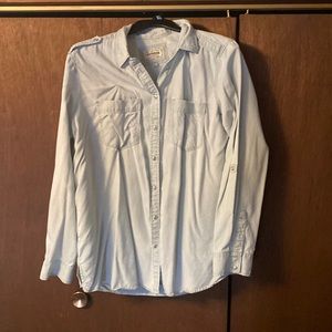 Express boyfriend style button down